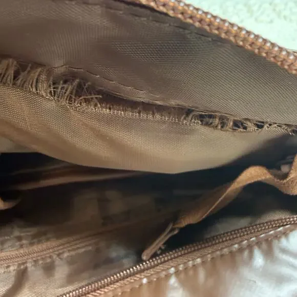 BEIS The Expandable Tote Maple Brown Retired Discontinued Bag Flawed - Picture 10 of 16